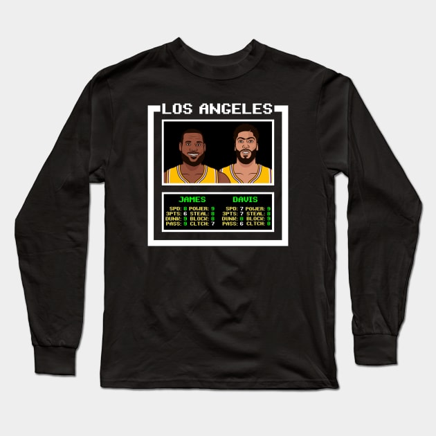 NBA JAM - Los Angeles Long Sleeve T-Shirt by THEDFDESIGNS